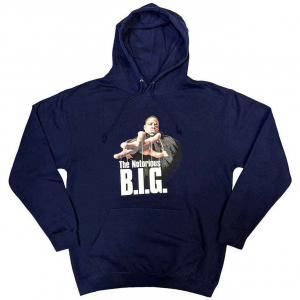 Biggie Smalls - Biggie Reachstrings Uni Navy Hoodie  i gruppen ÖVRIGT / Övrigt / aub hos Bengans Skivbutik AB (5552075r)