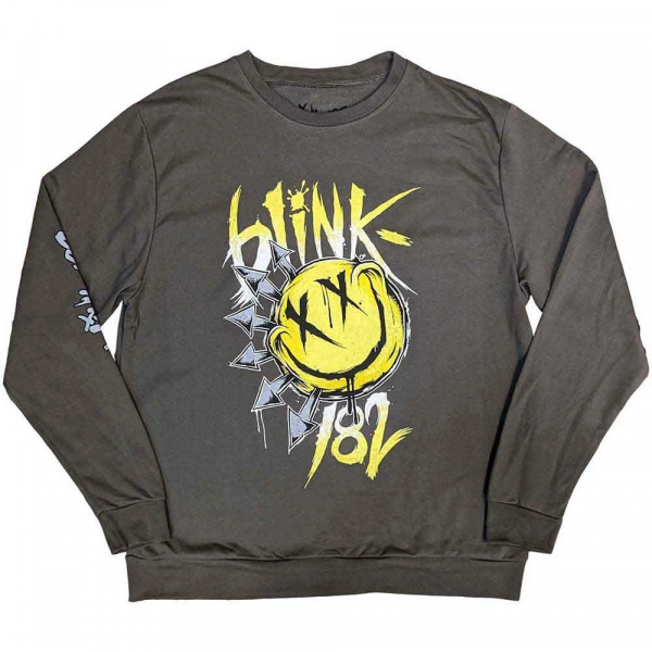 Blink-182 - Big Smile Uni Char Sweatshirt i gruppen MERCH / Kläder / Sweatshirts hos Bengans Skivbutik AB (5552088r)