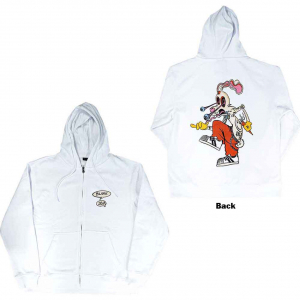 Blink-182 - Roger Rabbit Uni Wht Zip Hoodie  i gruppen ÖVRIGT / Övrigt / aub hos Bengans Skivbutik AB (5552089r)