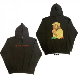 Bob Marley - Wailers One Love Portrait Uni Bl Hoodie  i gruppen ÖVRIGT / Övrigt / aub hos Bengans Skivbutik AB (5552094r)