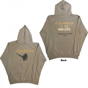 Bob Marley - Exodus Mic Wailers Tour 77 Sand Hoodie  i gruppen ÖVRIGT / Övrigt / aub hos Bengans Skivbutik AB (5552095r)