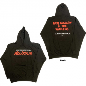 Bob Marley - Exodus Wailers Eur Tour  77 Bl Hoodie  i gruppen ÖVRIGT / Övrigt / aub hos Bengans Skivbutik AB (5552096r)