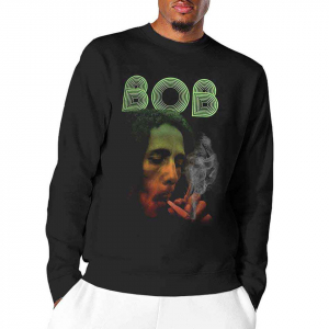 Bob Marley - Smoke Gradient Uni Bl Dip-Dye Long Sleev i gruppen ÖVRIGT / Övrigt / aub hos Bengans Skivbutik AB (5552098r)