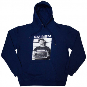 Eminem - Arrest Uni Blue Hoodie  i gruppen ÖVRIGT / Övrigt / aub hos Bengans Skivbutik AB (5552172r)