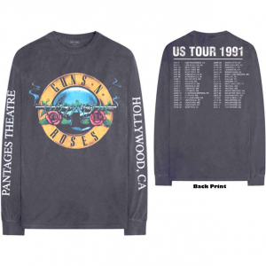Guns N Roses - Hollywood Tour Uni Char Long Sleeve  i gruppen ÖVRIGT / Övrigt / aub hos Bengans Skivbutik AB (5552286r)