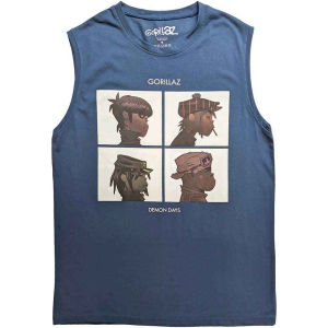 Gorillaz - Demon Days Uni Denim Tank Shirt  i gruppen ÖVRIGT / Övrigt / aub hos Bengans Skivbutik AB (5552292r)