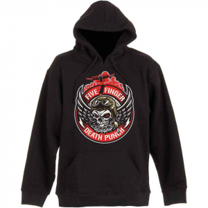 Five Finger Death Punch - Bomber Patch Uni Bl Hoodie  i gruppen ÖVRIGT / Övrigt / aub hos Bengans Skivbutik AB (5552547r)