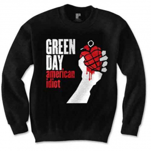 Green Day - American Idiot Uni Bl Sweatshirt  i gruppen MERCHANDISE / Sweatshirt / Punk hos Bengans Skivbutik AB (5552566r)