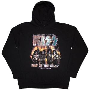 Kiss - End Of The Road Final Tour Bl Hoodie i gruppen MERCHANDISE / Hoodies / Hårdrock hos Bengans Skivbutik AB (5552918r)