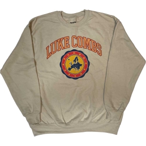 Luke Combs - Tour  23 Europe Map Natrl Sweatshirt i gruppen MERCHANDISE / Sweatshirt / Country hos Bengans Skivbutik AB (5553195r)