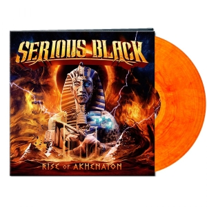 Serious Black - Rise Of Akhenaton (Orange Marbled V i gruppen VINYL / Hårdrock hos Bengans Skivbutik AB (5553365)