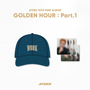 Ateez - Golden Hour Official MD Work Ball Cap i gruppen MERCHANDISE / Keps / K-Pop hos Bengans Skivbutik AB (5553406)