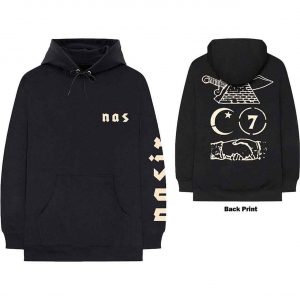 Nas - Nas Symbols Uni Bl Hoodie  i gruppen ÖVRIGT / Övrigt / aub hos Bengans Skivbutik AB (5553886r)