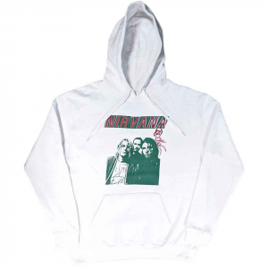 Nirvana - Flipper Uni Wht Hoodie  i gruppen ÖVRIGT / Övrigt / aub hos Bengans Skivbutik AB (5553897r)