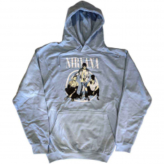 Nirvana - Trapper Hat Photo Lht Blue Hoodie  i gruppen ÖVRIGT / Övrigt / aub hos Bengans Skivbutik AB (5553898r)