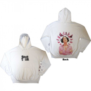Olivia Rodrigo - Butterfly Halo Uni Wht Hoodie  i gruppen ÖVRIGT / Övrigt / aub hos Bengans Skivbutik AB (5553917r)