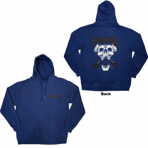 Pantera - Mouth For War B&W Blue Hoodie  i gruppen ÖVRIGT / Övrigt / aub hos Bengans Skivbutik AB (5553926r)