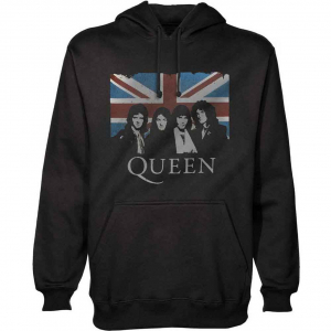 Queen - Queen Vtge Union Jack Uni Bl Hoodie  i gruppen ÖVRIGT / Övrigt / aub hos Bengans Skivbutik AB (5553959r)
