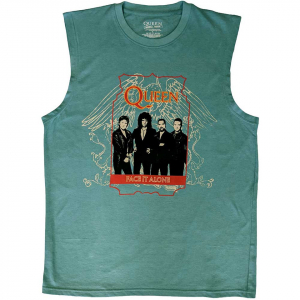 Queen - Face It Alone Green Tank Top  i gruppen ÖVRIGT / Övrigt / aub hos Bengans Skivbutik AB (5554115r)