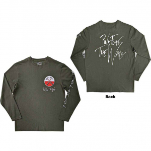 Pink Floyd - Wall Hammers Logo Green Longsleeve  i gruppen ÖVRIGT / Övrigt / aub hos Bengans Skivbutik AB (5554117r)