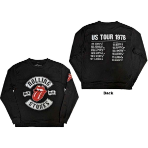 Rolling Stones - Us Tour 1978 Uni Bl Sweatshirt  i gruppen MERCHANDISE / Sweatshirt / Pop-Rock hos Bengans Skivbutik AB (5554692r)