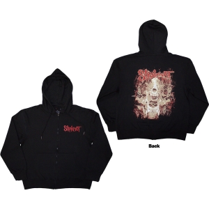 Slipknot - Skull Teeth Uni Bl Zip Hoodie  i gruppen MERCHANDISE / Hoodies / Hårdrock hos Bengans Skivbutik AB (5554708r)