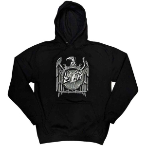 Slayer - High Contrast Eagle Uni Bl Hoodie  i gruppen MERCHANDISE / Hoodies / Hårdrock hos Bengans Skivbutik AB (5554736r)