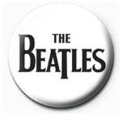 The Beatles  - Black Logo Pinbadge i gruppen MERCHANDISE / Pin-Button Badge / Pop-Rock hos Bengans Skivbutik AB (5556241)