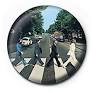 The Beatles  - Abbey Road Pinbadge i gruppen MERCHANDISE / Pin-Button Badge / Pop-Rock hos Bengans Skivbutik AB (5556243)