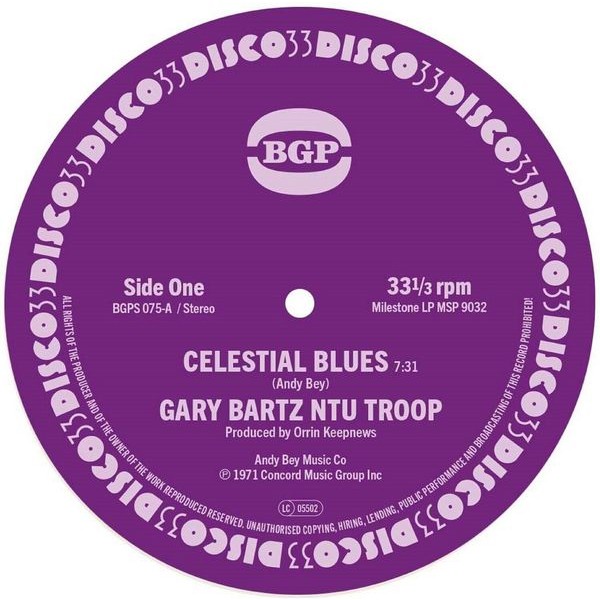 Gary Bartz Ntu Troop / Gary Bartz - Celestial Blues / Gentle Smiles i gruppen VINYL / Jazz hos Bengans Skivbutik AB (5556264)