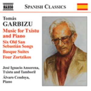 Garbizu - Works For Txistu And Piano i gruppen Externt_Lager / Naxoslager hos Bengans Skivbutik AB (555644)