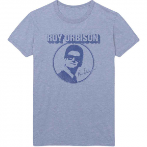 Roy Orbison - Photo Circle Uni Blue T-Shirt i gruppen ÖVRIGT / Övrigt / aub hos Bengans Skivbutik AB (5556715r)