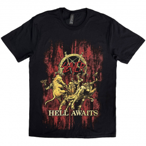Slayer - Hell Awaits Uni Bl T-Shirt  (XL) i gruppen ÖVRIGT / Övrigt / aub hos Bengans Skivbutik AB (5556795)