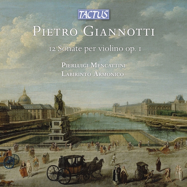 Pierluigi Mencattini Labirinto Arm - Giannotti: 12 Sonate Per Violino So i gruppen CD / Klassiskt hos Bengans Skivbutik AB (5557067)