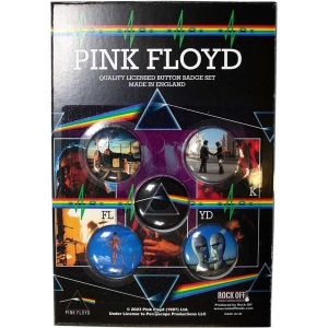 Pink Floyd - Album Cover Button Badge Pack i gruppen MERCHANDISE / Pin-Button Badge / Pop-Rock hos Bengans Skivbutik AB (5557228)
