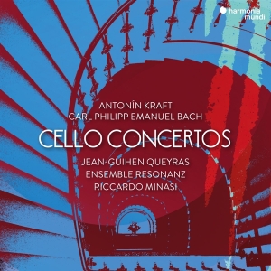 Jean-Guihen Queyras & Ensemble Resonanz & Riccardo Minasi - Antonin Kraft/Carl Philipp Emanuel Bach: Cello Concertos i gruppen ÖVRIGT / Övrigt / aub hos Bengans Skivbutik AB (5557568)