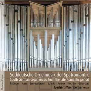 Gerhard Weinberger - South German Organ Music From The L i gruppen CD / Klassiskt hos Bengans Skivbutik AB (5557786)