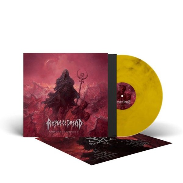 Temple Of Dread - God Of The Godless (Yellow Marbled i gruppen VINYL / Hårdrock hos Bengans Skivbutik AB (5558500)