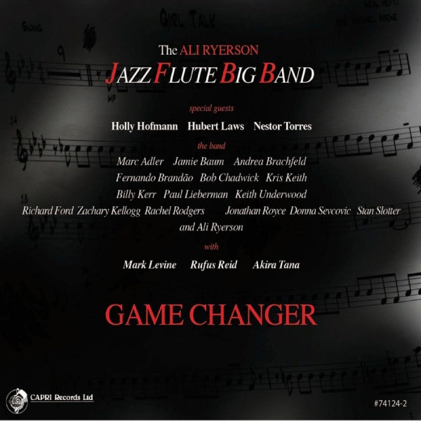 The Ali Ryerson Jazz Flute Big Band - Game Changer i gruppen CD / Toppsäljare hos Bengans Skivbutik AB (5559078)
