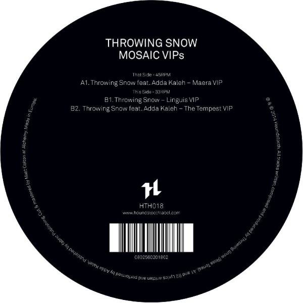 Throwing Snow - Mosaic Vips i gruppen VINYL / Toppsäljare hos Bengans Skivbutik AB (5561067)
