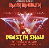 Iron Maiden - Beast In Show (Red/Orange Splatter) i gruppen VI TIPSAR / Fredagsreleaser / Fredag den 6:e december 2024 hos Bengans Skivbutik AB (5561461)