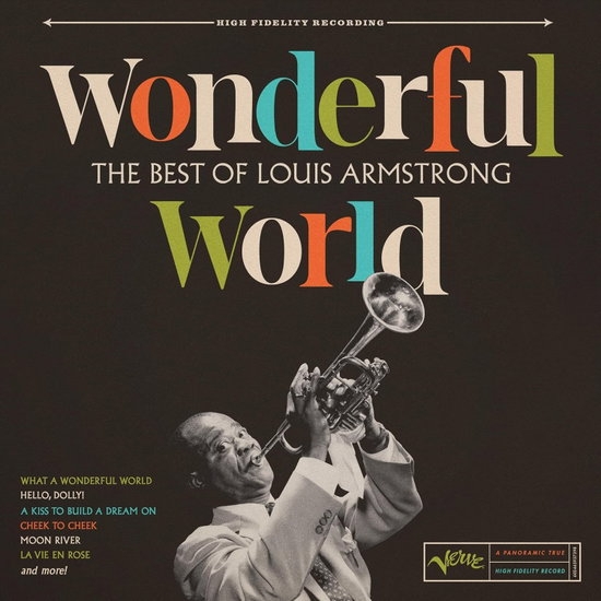 Louis Armstrong - Wonderful World: The Best Of Louis Armstrong i gruppen VINYL / Jazz hos Bengans Skivbutik AB (5561954)