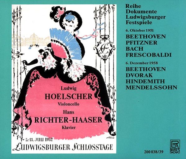 Beethoven/Pfitzner/Bach J..S./Fres - Ludwig Hoelscher Edition Vol. 8 i gruppen CD / Toppsäljare hos Bengans Skivbutik AB (5562167)
