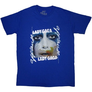 Lady Gaga - Artpop Facepaint Uni Blue T-Shirt  (M) i gruppen MERCHANDISE / T-shirt / Pop-Rock hos Bengans Skivbutik AB (5562481)