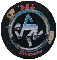 D.R.I. - Patch Crossover Black Border (9,3 C i gruppen MERCHANDISE / Tygmärke / Hårdrock hos Bengans Skivbutik AB (5562686)