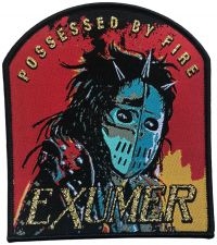 Exhumer - Patch Possessed By Fire Black Borde i gruppen MERCHANDISE / Tygmärke / Hårdrock hos Bengans Skivbutik AB (5562689)
