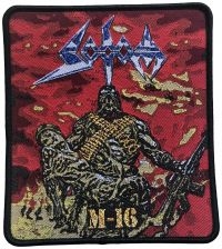 Sodom - Patch M-16 Black Border (12,4 X  11 i gruppen MERCHANDISE / Tygmärke / Hårdrock hos Bengans Skivbutik AB (5562696)