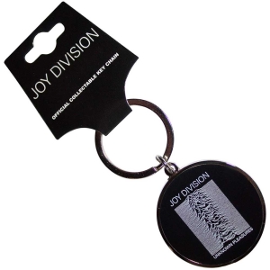 Joy Division - Unknown Pleasures Keychain i gruppen MERCHANDISE / Nyckelring / Pop-Rock hos Bengans Skivbutik AB (5562882)