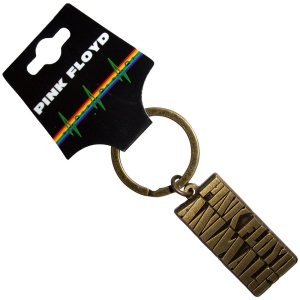 Pink Floyd - Animals Gold Text Logo Keychain i gruppen MERCHANDISE / Nyckelring / Pop-Rock hos Bengans Skivbutik AB (5562890)