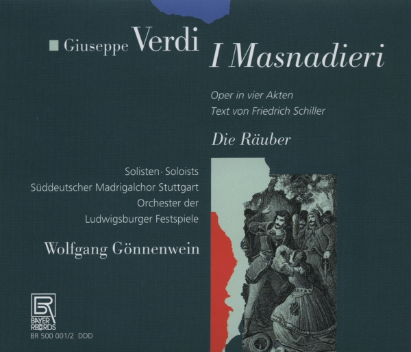 Verdi/Giuseppe - Verdi/Giuseppe - I Masnadieri i gruppen CD / Toppsäljare hos Bengans Skivbutik AB (5563070)